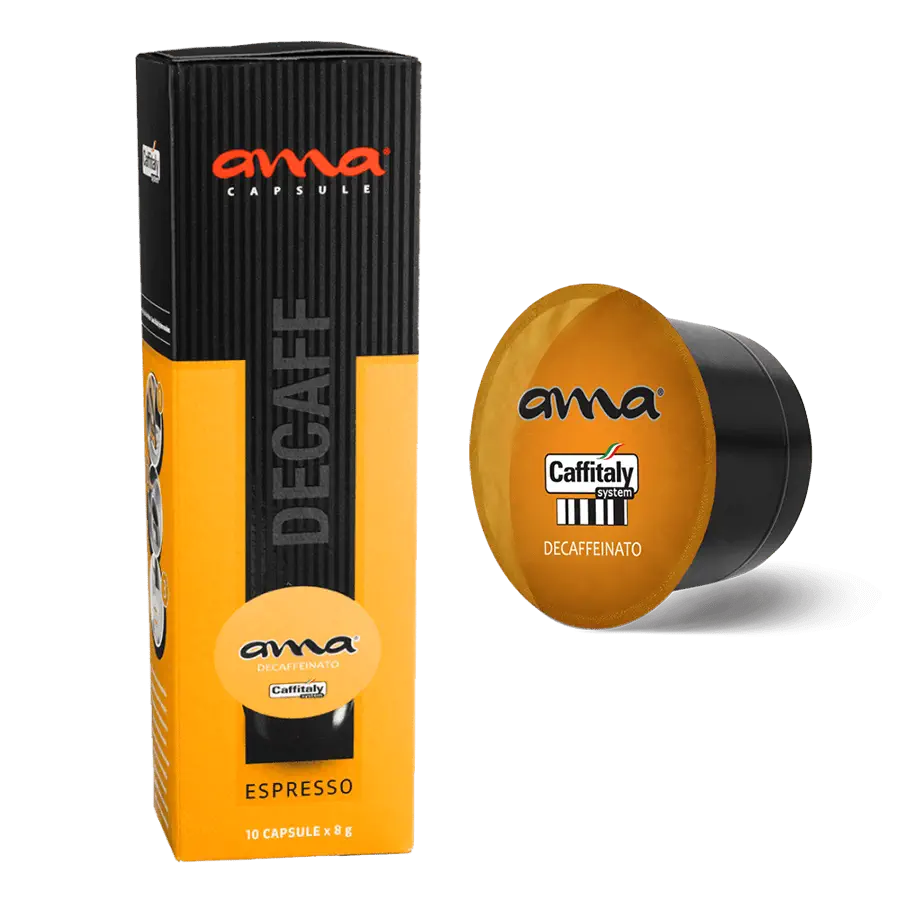 Ama Caffe, Kapsulë Decaffeinato, 10 x 8 g